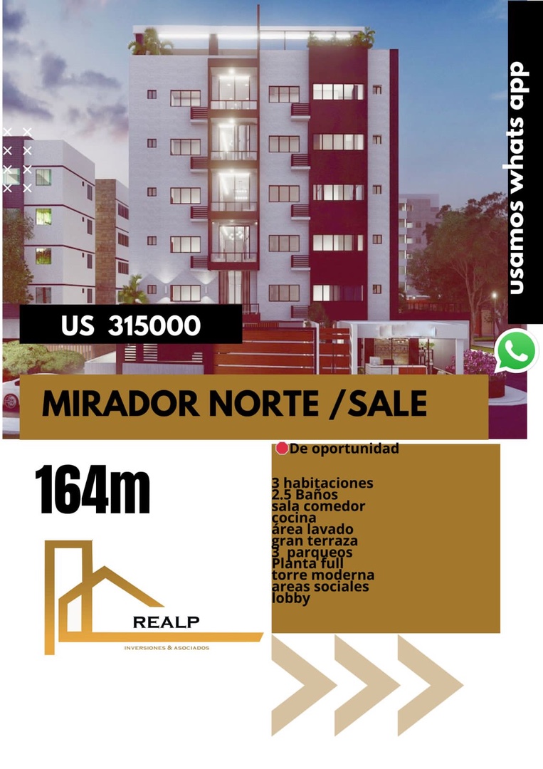 apartamentos - Apartamento en venta mirador norte  0