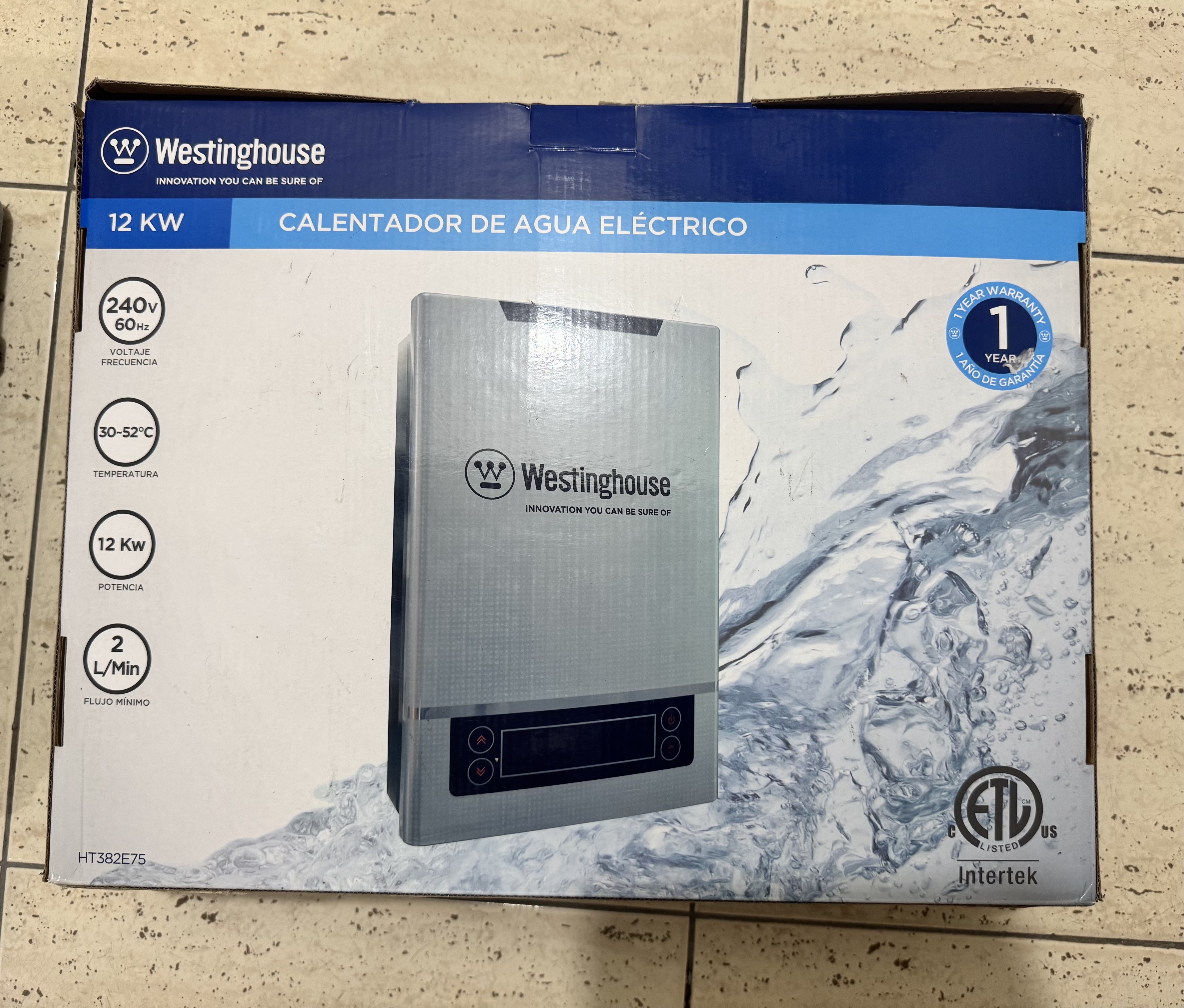 electrodomesticos - calentador de agua electrónico 2lts westinghouse