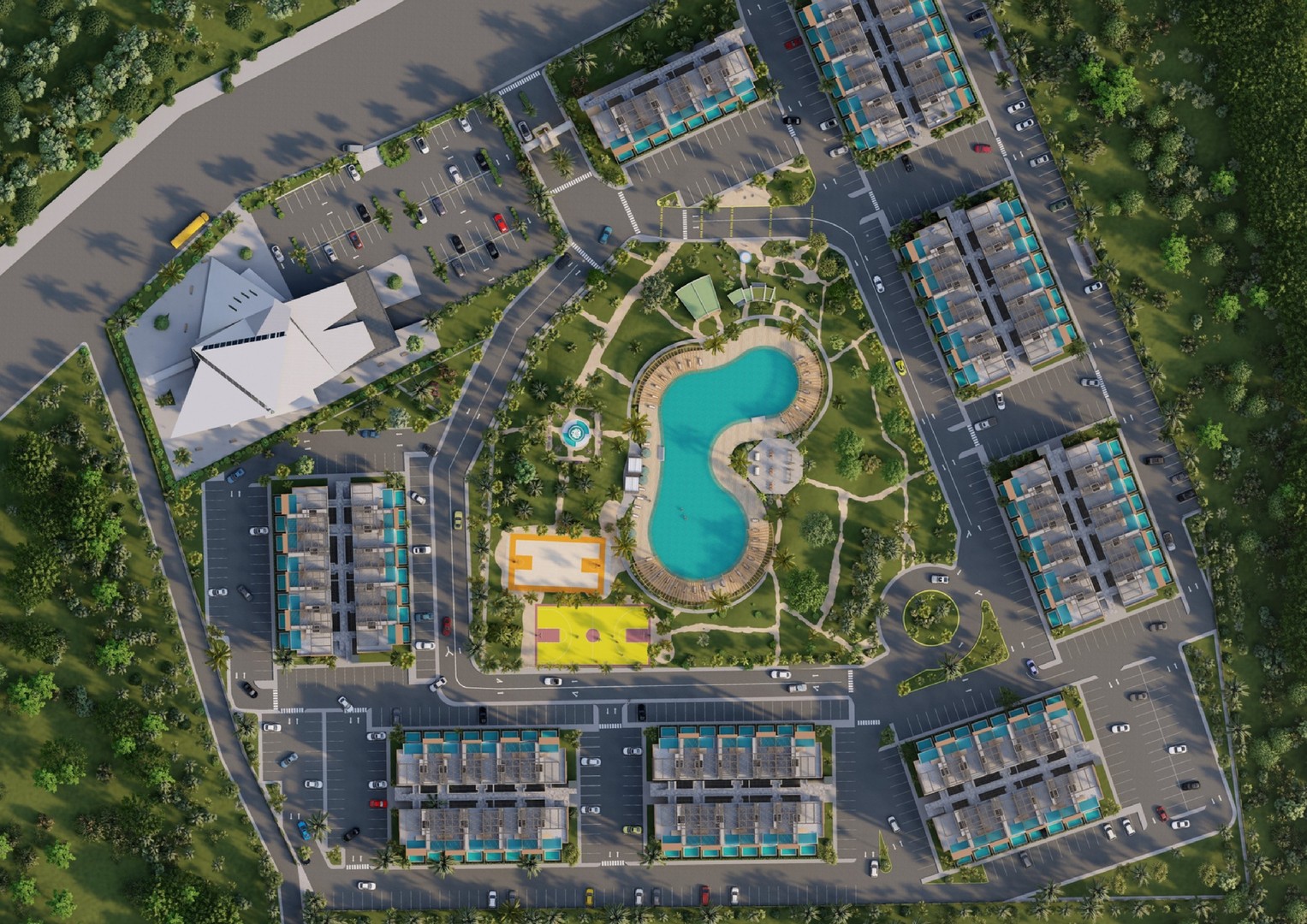 penthouses - Punta Cana, proyecto al lado de Cocotal, Penthouse de 1 Y 2 Hab. con piscina pri 1
