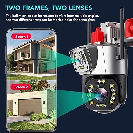 camaras y audio - CAMARA WIFI DE EXTERIOR TIPO DOMO 360 Ai SMART CAMERA 8021-16004 2