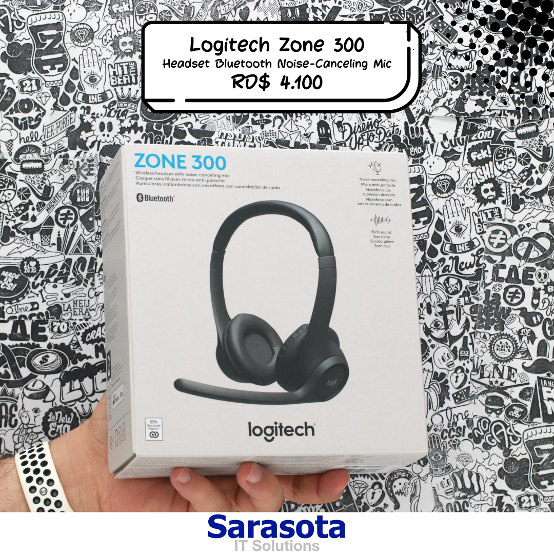 camaras y audio - Logitech Headset Zone 300 con micrófono Bluetooth 