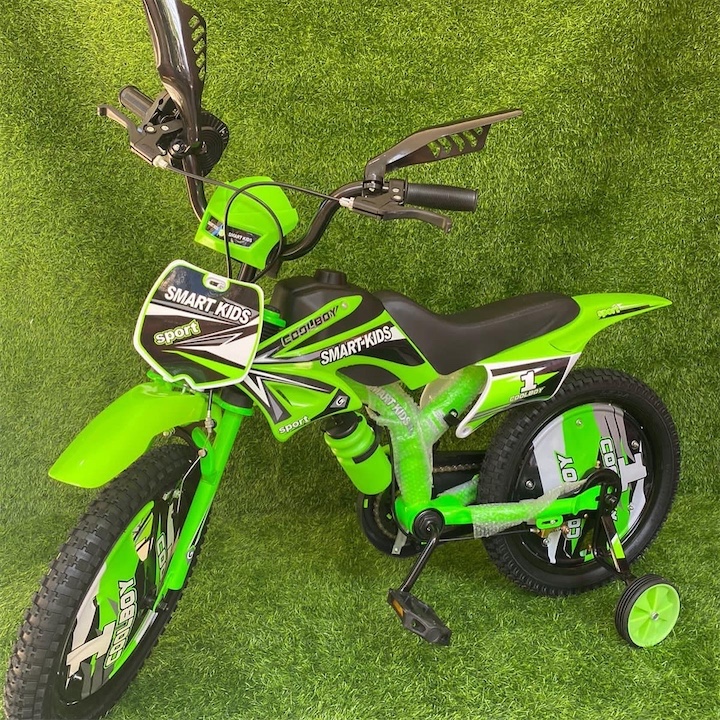 juguetes - Bicicleta tipo motocross aro 12 con sonido para niños  3-4 años taza ancha nueva 2