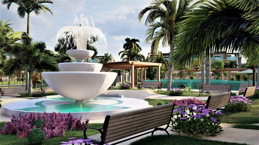 apartamentos - Proyecto en venta Punta Cana #24-1751 un dormitorio, piscina, canchas. 8