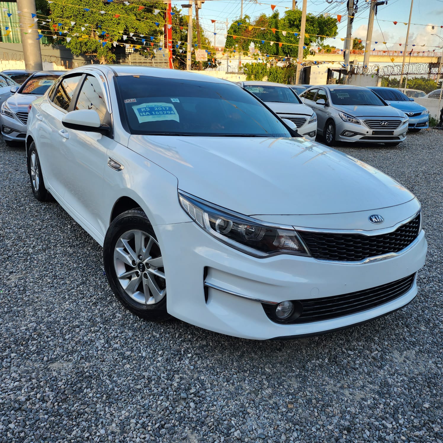 carros - KIA K5 2018 BLANCO  1