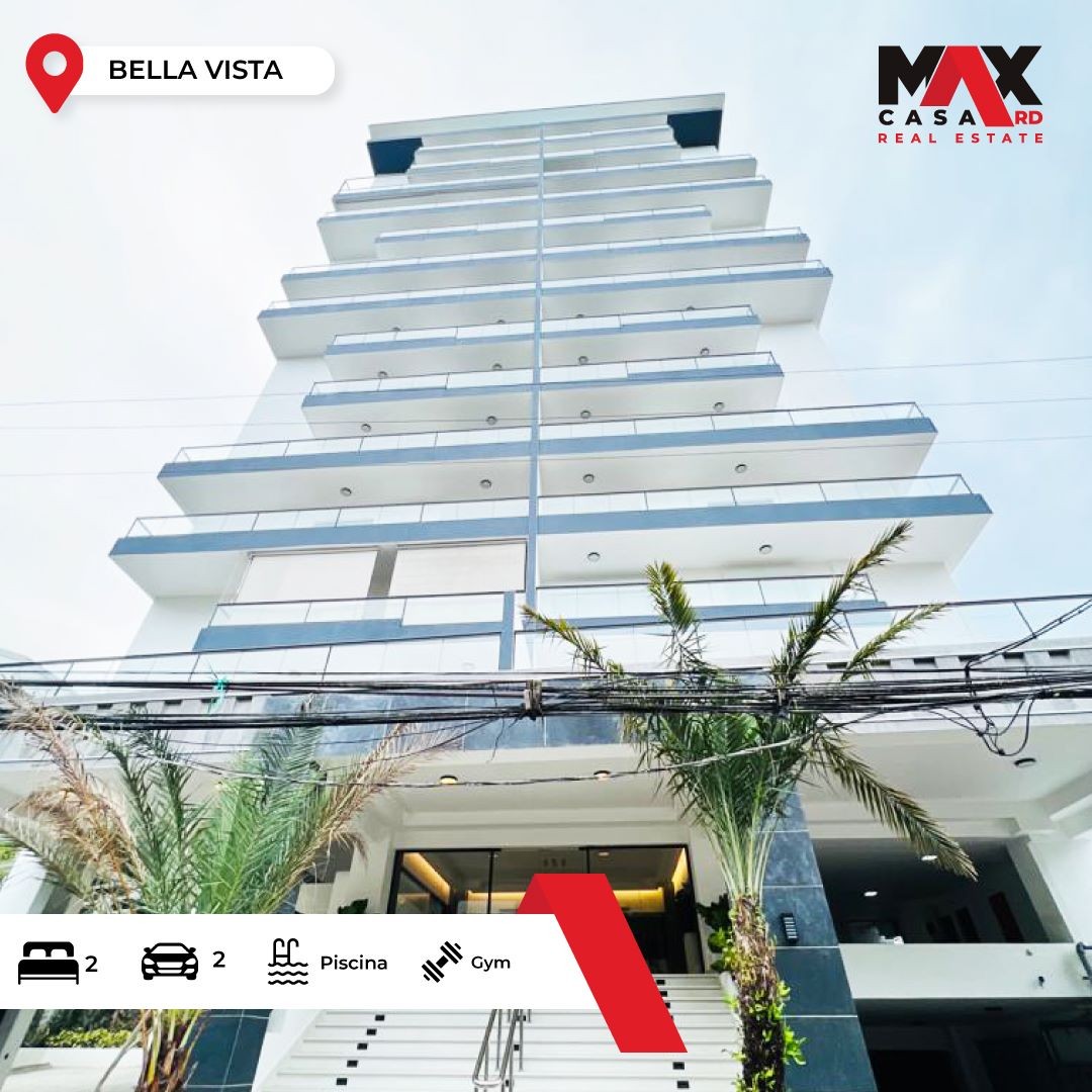 apartamentos - TORRE RESIDENCIAL UBICADA EN BELLA VISTA, DISTRITO NACIONAL