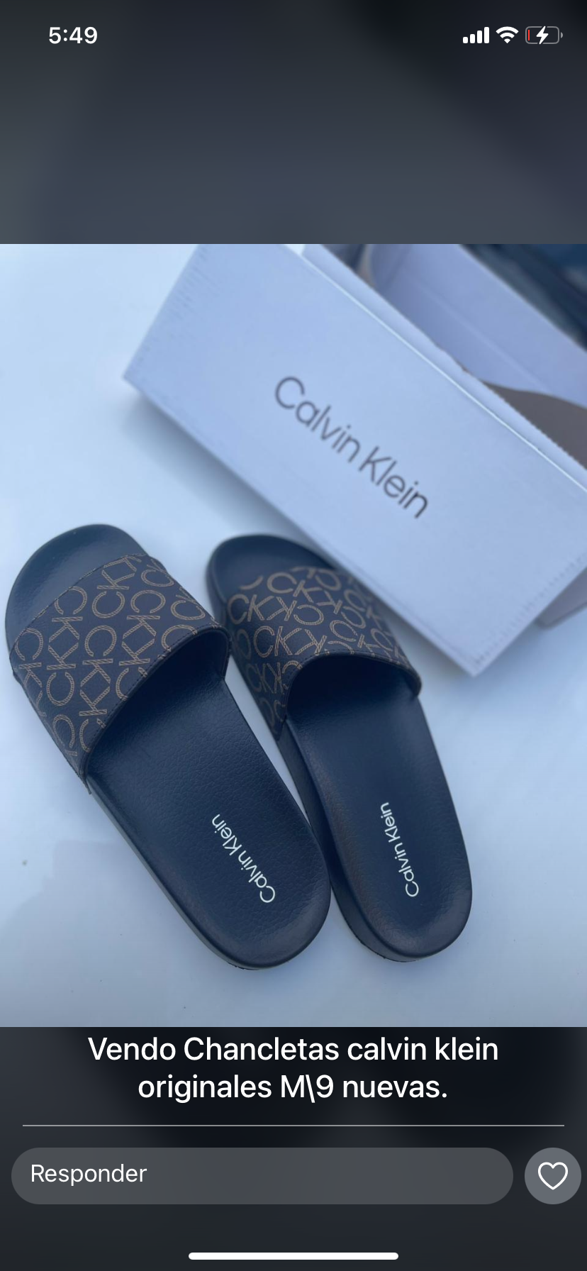 ropa para mujer - sandalia originales calvin klein Size 9M 