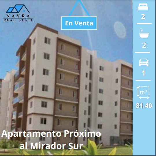 apartamentos - Apartamento en Venta Próximo al Parque Mirador Sur