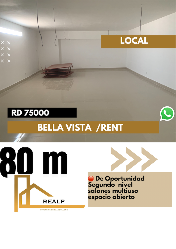 oficinas y locales comerciales - Local espacio abierto 80 m