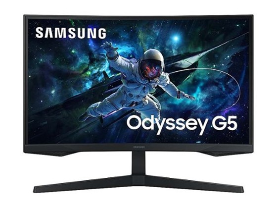 computadoras y laptops - MONITOR SAMSUNG 32” ODYSSEY G5 G55C (2560 X 1440), CURVO, 1000R, 165HZ, 1MS, HDM