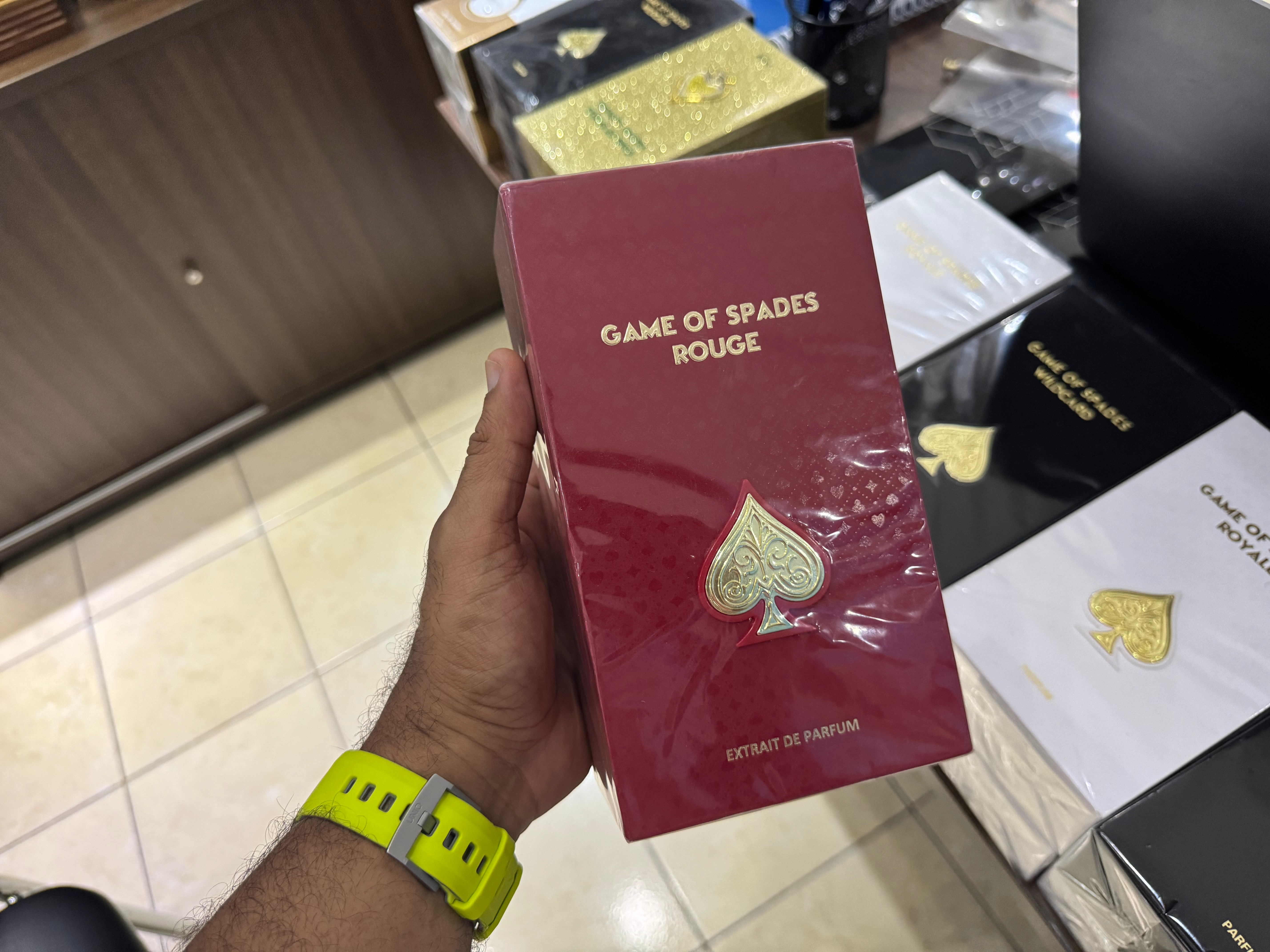 joyas, relojes y accesorios - Perfume Jo Milano Game of Spades Rouge 100ml Nuevo