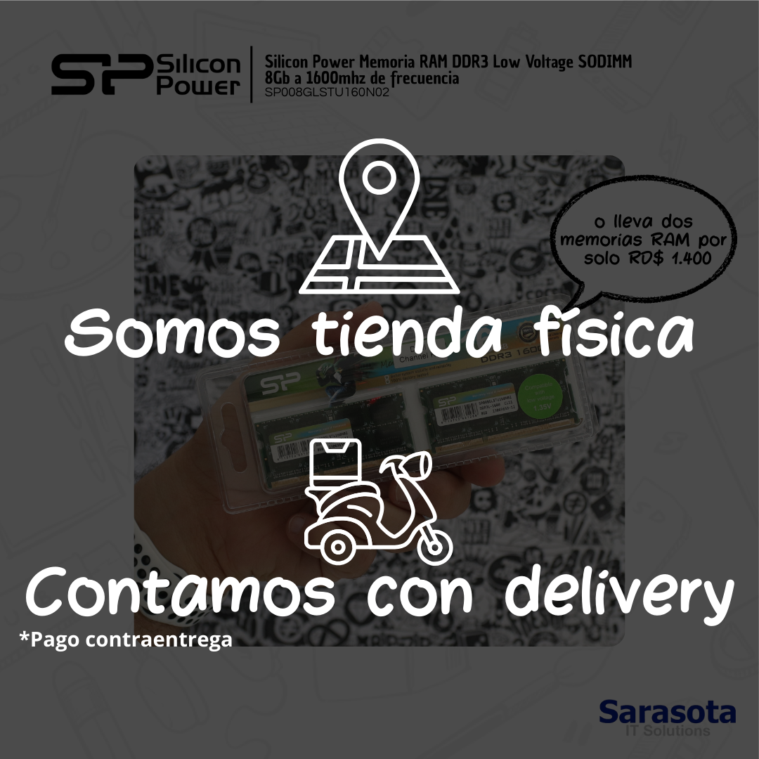 accesorios para electronica - Silicon Power Memoria RAM DDR3 8Gb a 1600mhz  2