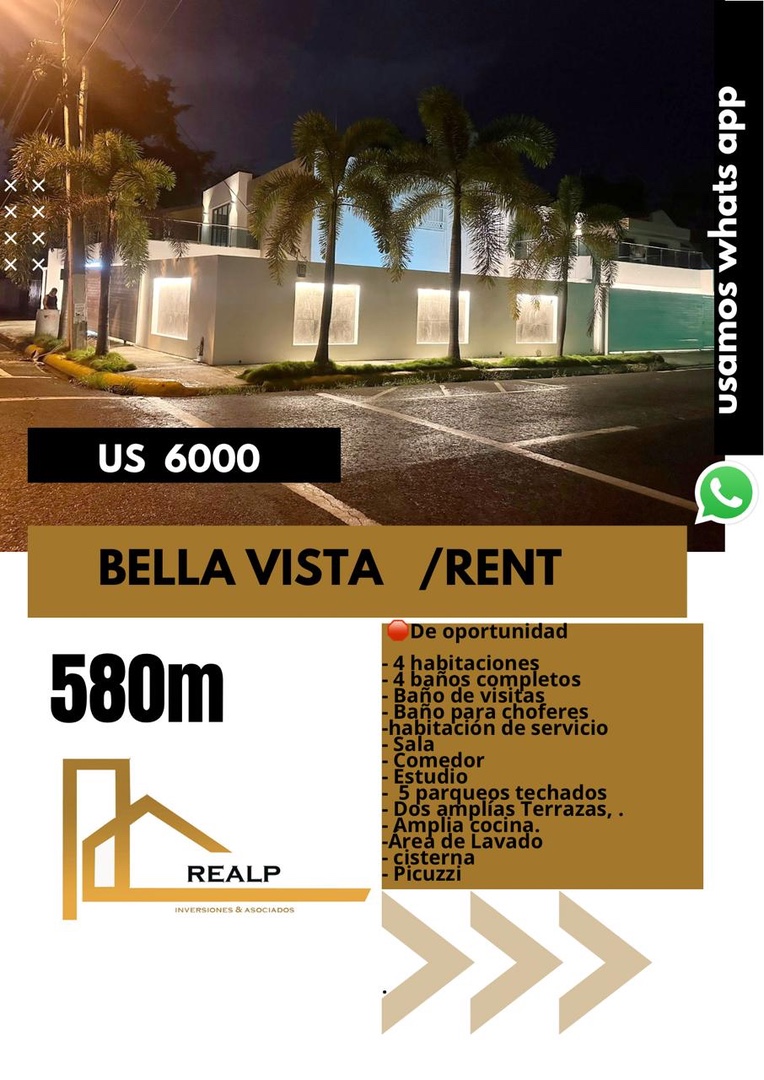 casas - Casa en bella vista esquinera 