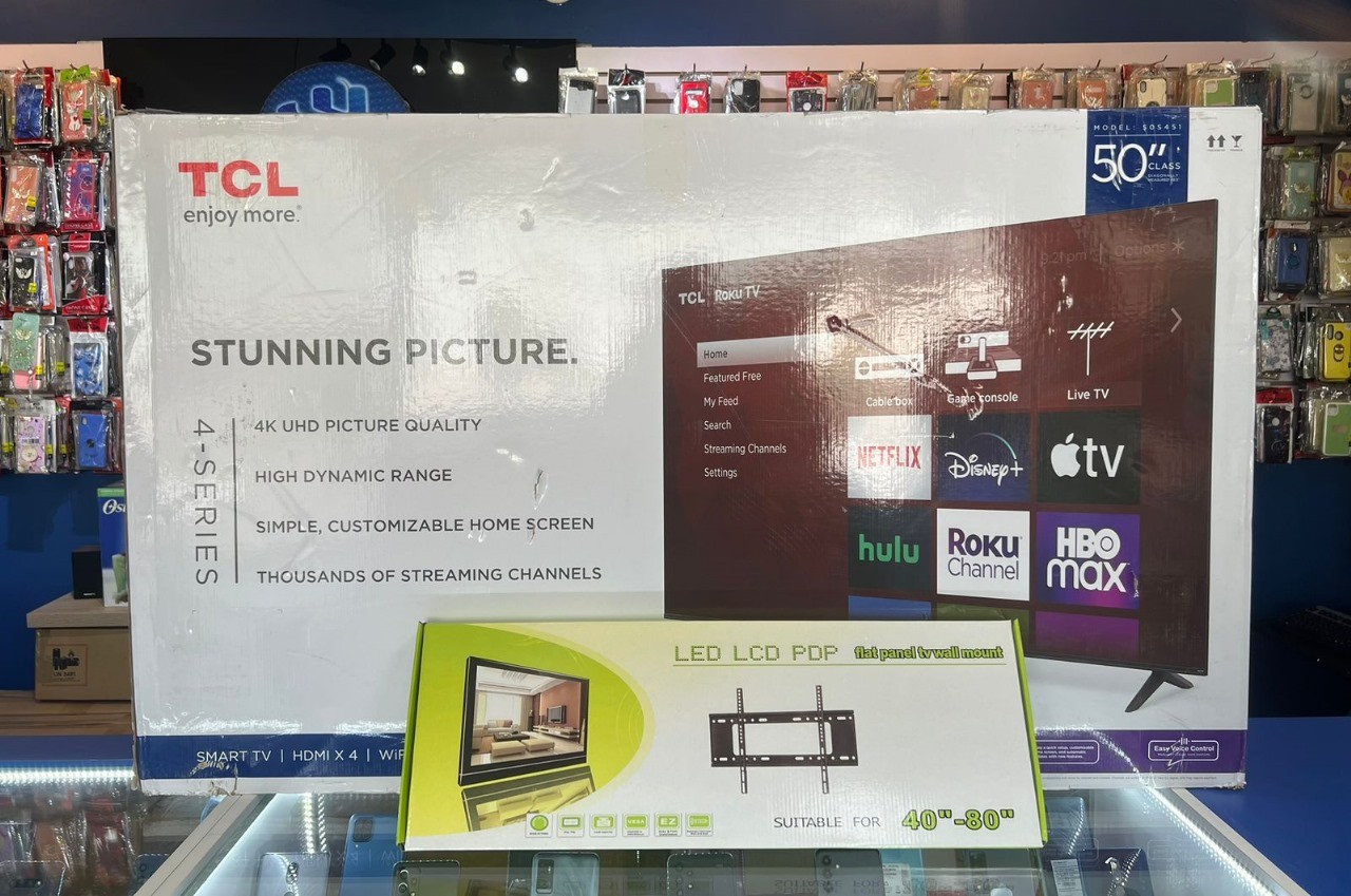 tv - TCL DE 50 ROKU SMART TV 