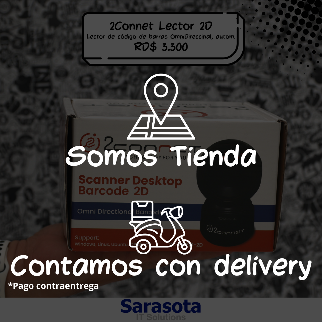 impresoras y scanners - 2Connet Lector de códigos 2D Omnidireccional 1