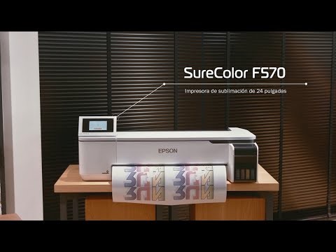 impresoras y scanners - IMPRESORA EPSON SURECOLOR F570, VERSION STANDAR DESDE 8,3" A 24.4" DE DYE-SUBLIM 1