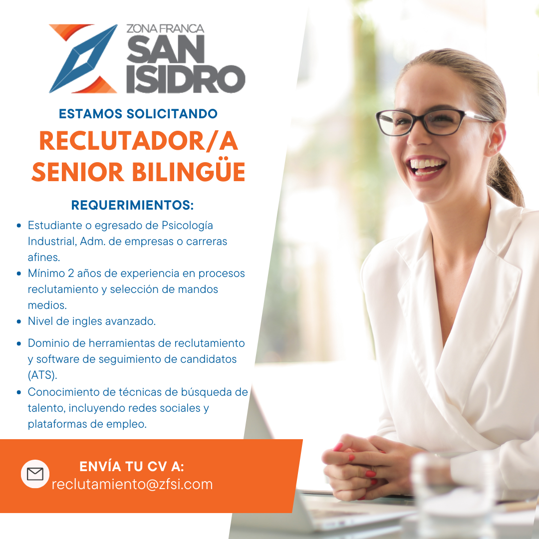 empleos disponibles - Reclutador Senior Bilingue