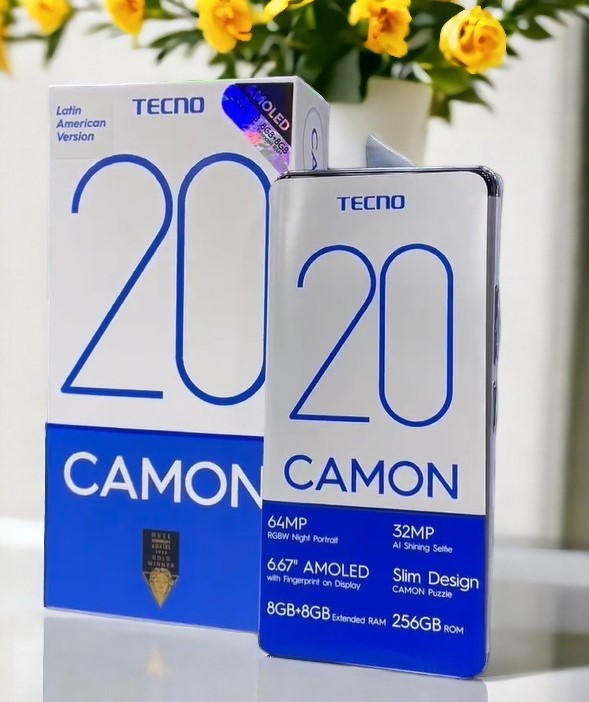 celulares y tabletas - Tecno camon 20 16/256gb
