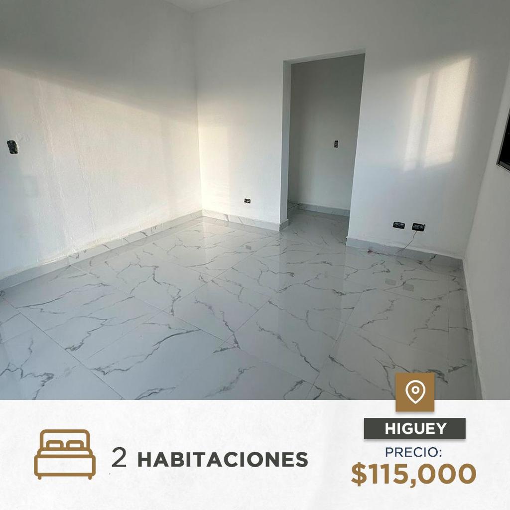 casas vacacionales y villas - VILLA EN VENTA 2 HABITACIONES -HIGUEY. 2