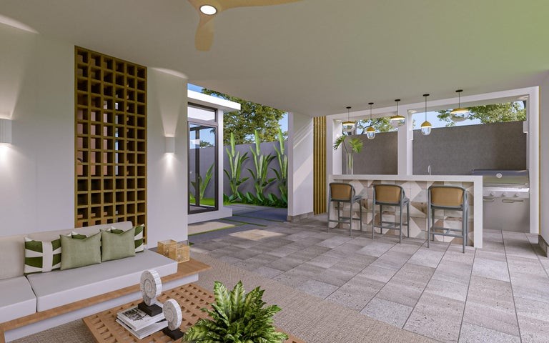apartamentos - Proyecto en venta Punta Cana #24-1273 un dormitorio, parqueo, piscina, parque.
 6
