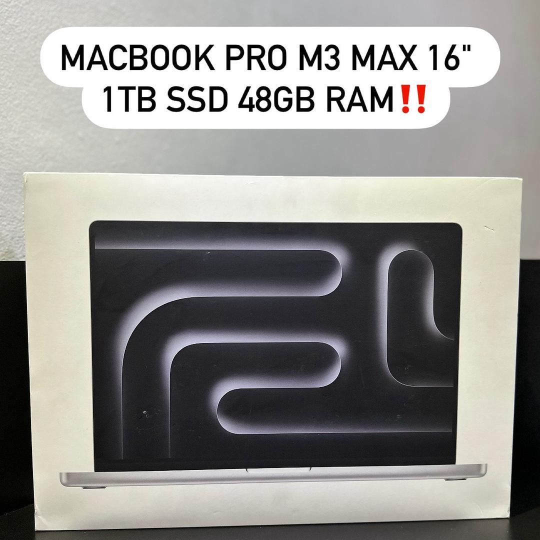 computadoras y laptops - MacBook Pro M3 MAX 16" 1TB SSD 48GB RAM OFERTA‼️