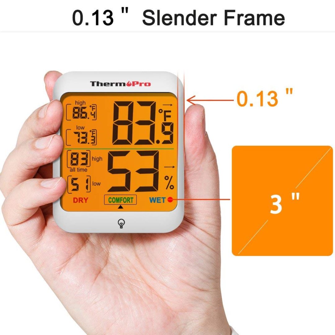 equipos profesionales - Termohigrómetro Digital Mod. Tp-53 Termómetro y higrómetro ThermoPro