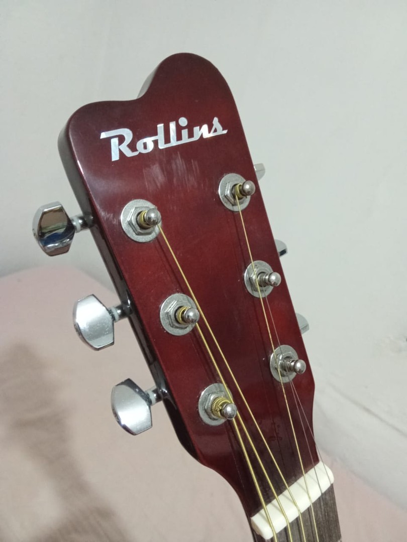 instrumentos musicales - Guitarra electro Acustica Rollins 3