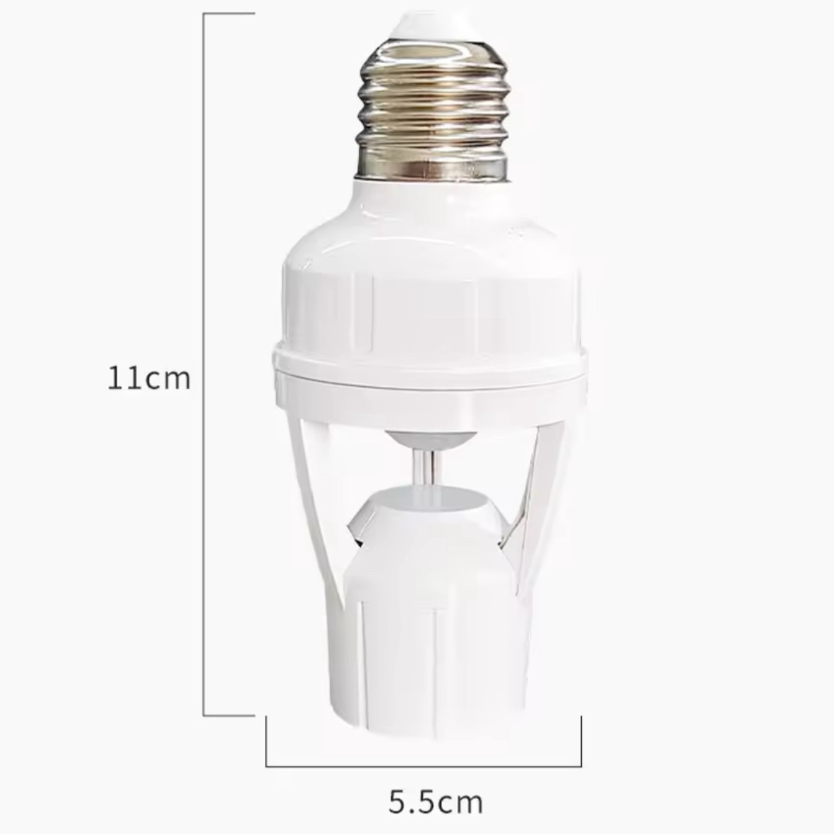 electrodomesticos - Convertidor de enchufe con Sensor de movimiento PIR, ampolla de lámpara LED  0