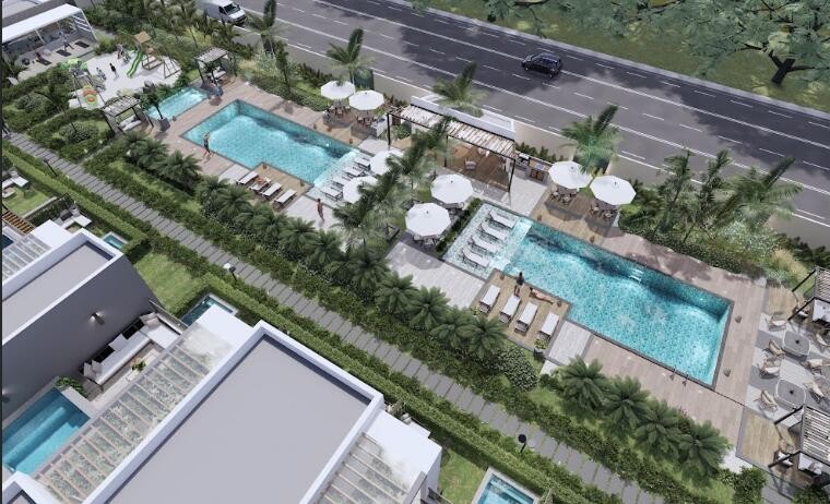 apartamentos - Proyecto en venta Punta Cana #24-318 dos dormitorios, gimnasio, 2 piscinas.
 4