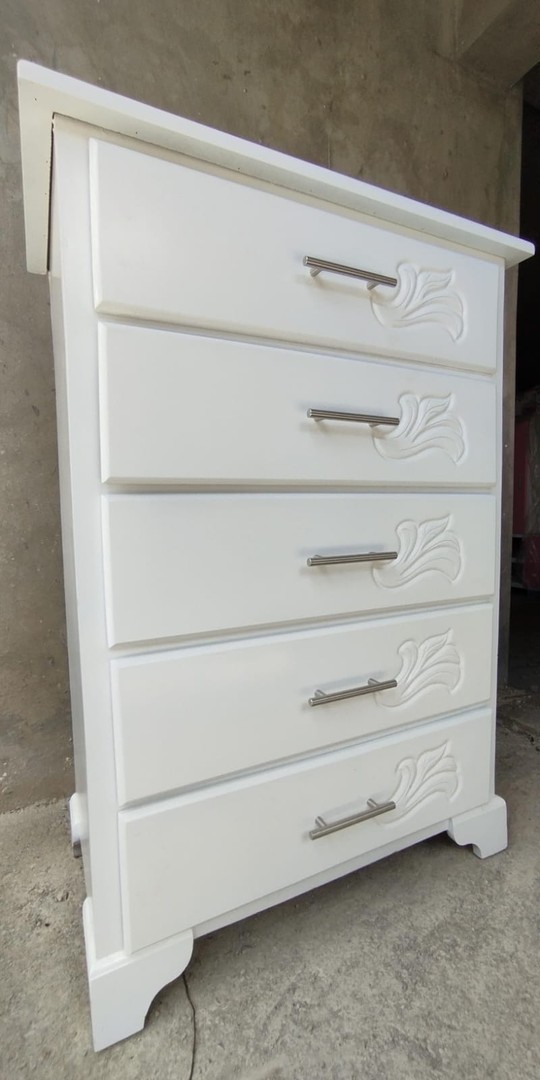 muebles y colchones - Biuro en madera blanco 