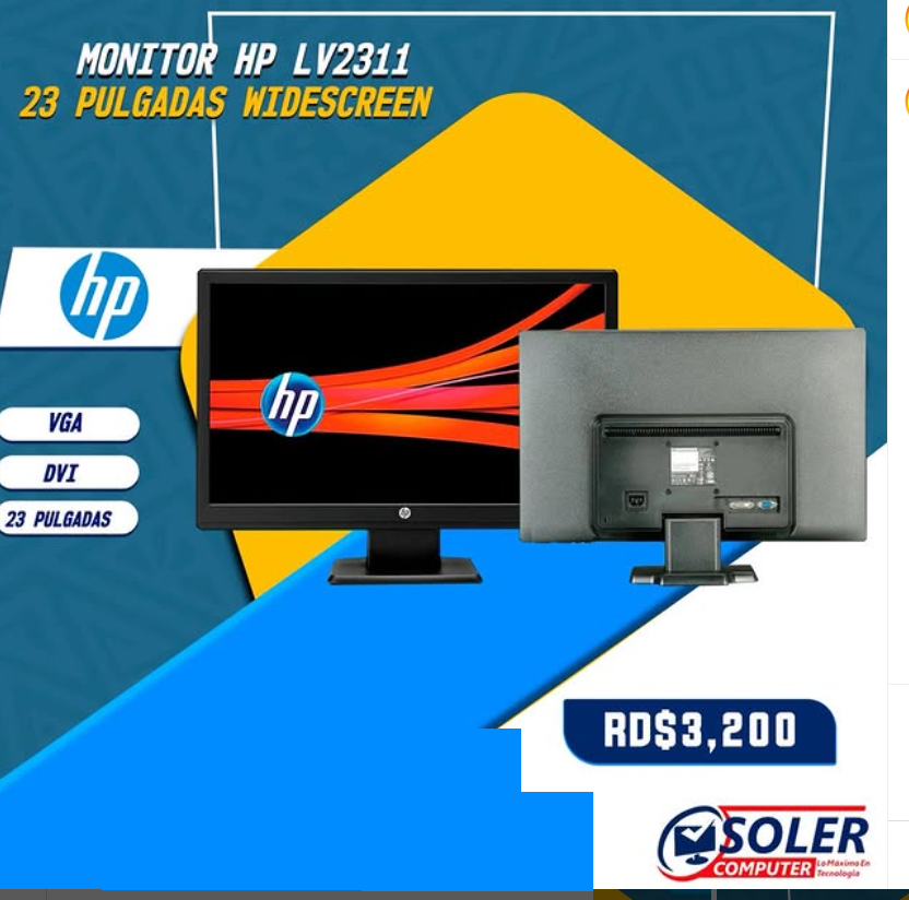 otros electronicos - Monitores Hp Lv2311  23 Pulgadas