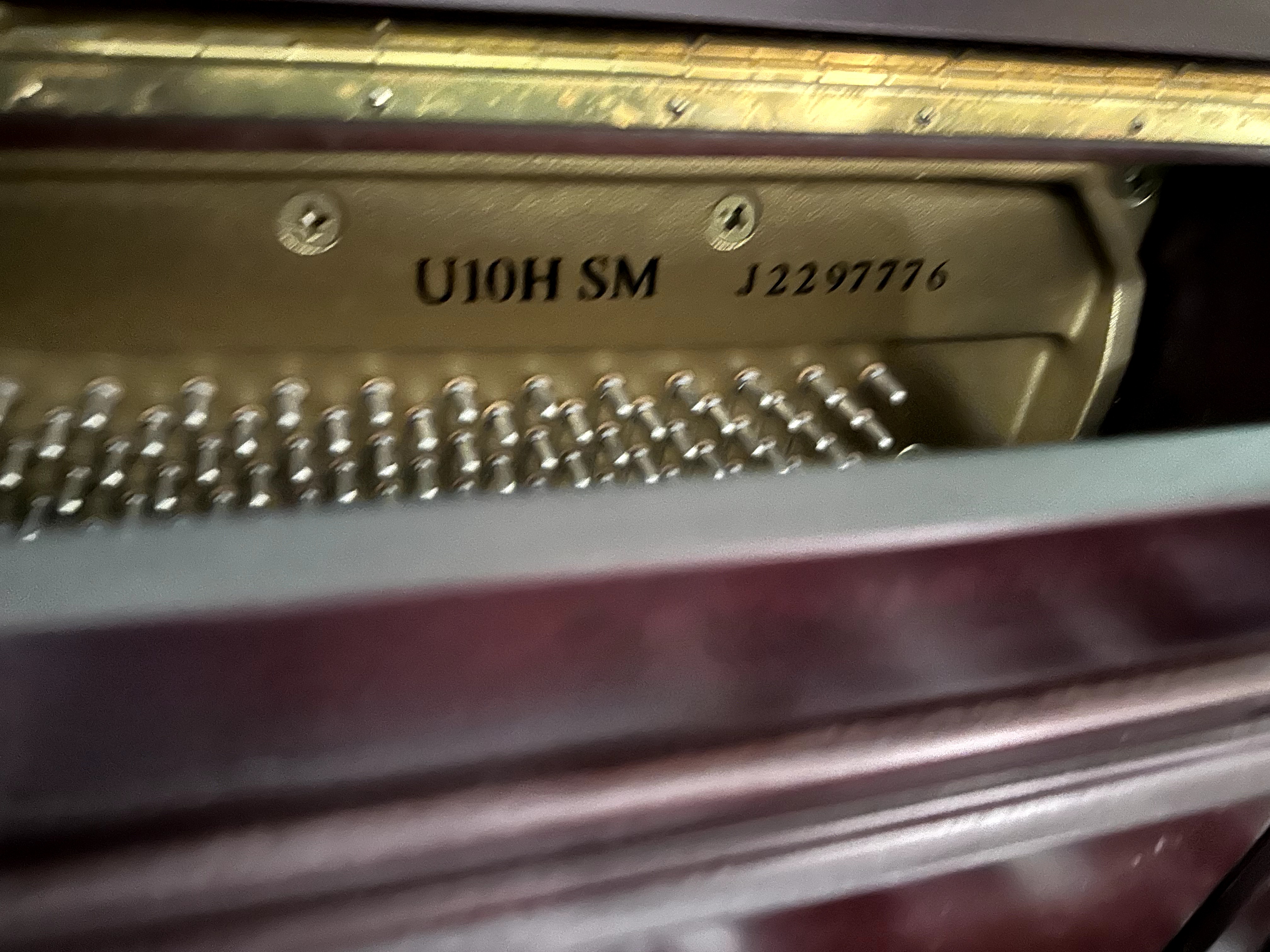 instrumentos musicales - PIANO VERTICAL YAMAHA U10H SM USADO, COMO NUEVO. 7