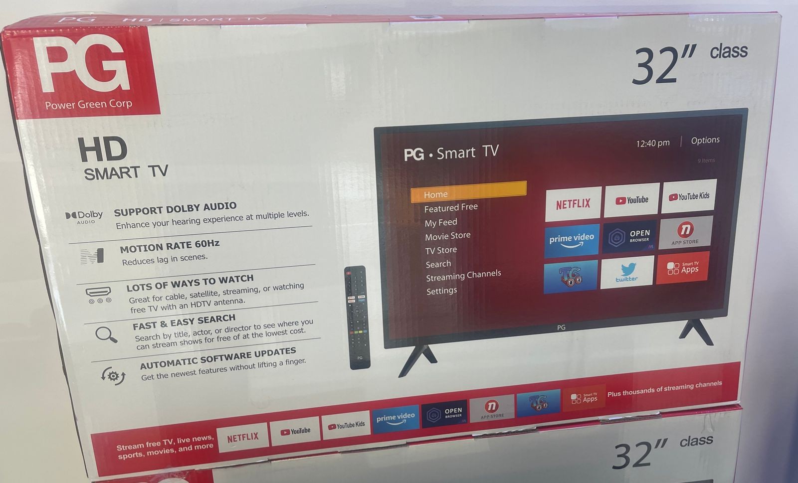tv - Tv Smart TV PG32 de 32 pulgadas HD 2K 2022