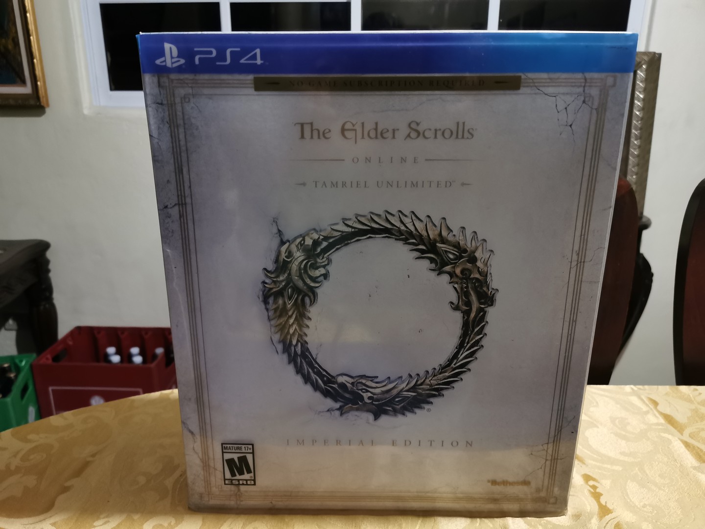 consolas y videojuegos - elder scroll ps4 tamriel imperial con figura coleccionable