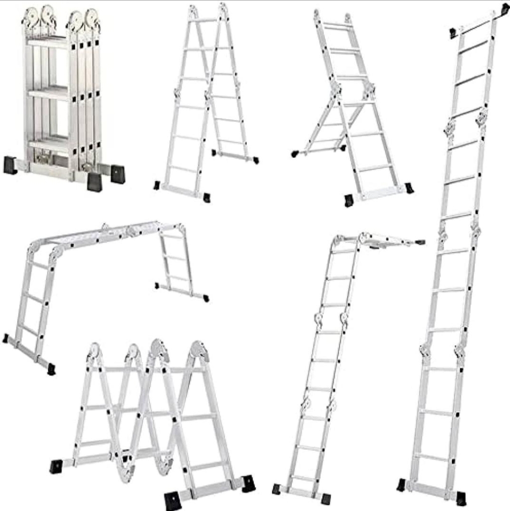 herramientas, jardines y exterior - Escalera robótica en fibra de vidrio y aluminio  1