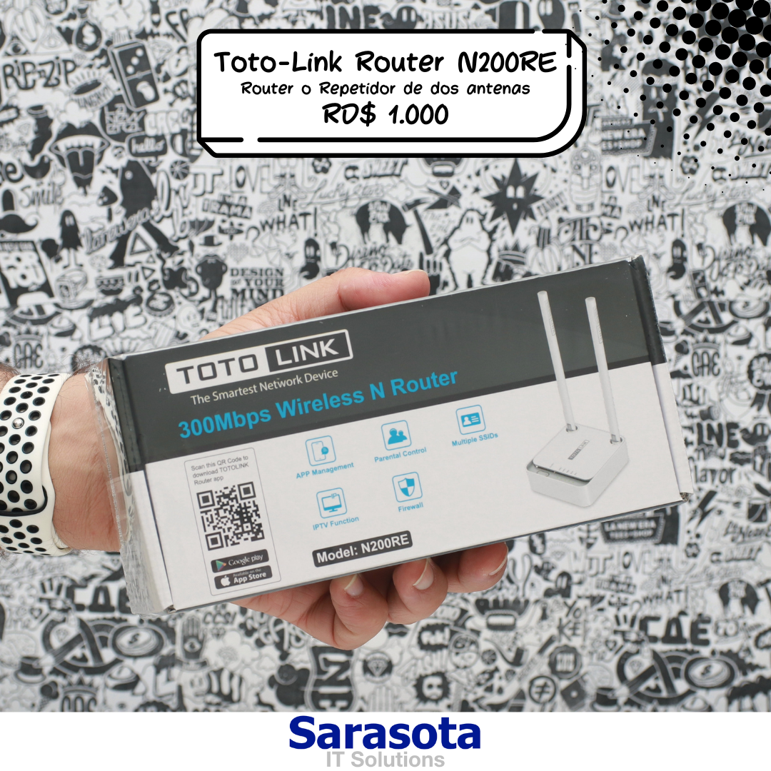 accesorios para electronica - Toto-Link Router o Repetidor N200RE