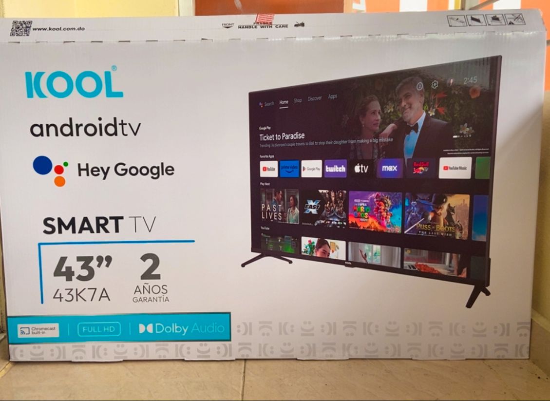 tv - Smart KOOL Android tv 43 pulgadas ultra HD sin bordes en la pantalla  0