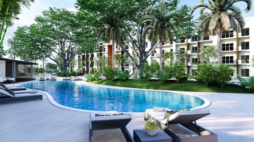 apartamentos - Proyecto en venta Punta Cana # 24-858 dos dormitorios, balcón, Gym, piscina.
 7