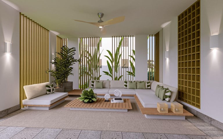 apartamentos - Proyecto en venta Punta Cana #24-1298 dos dormitorios, balcón, piso medio.
 6