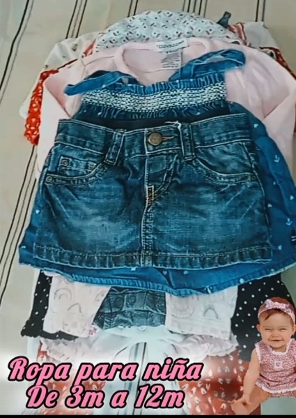 ropa y zapatos - Lote de ropa para niña de 3 a 12 meses. 1