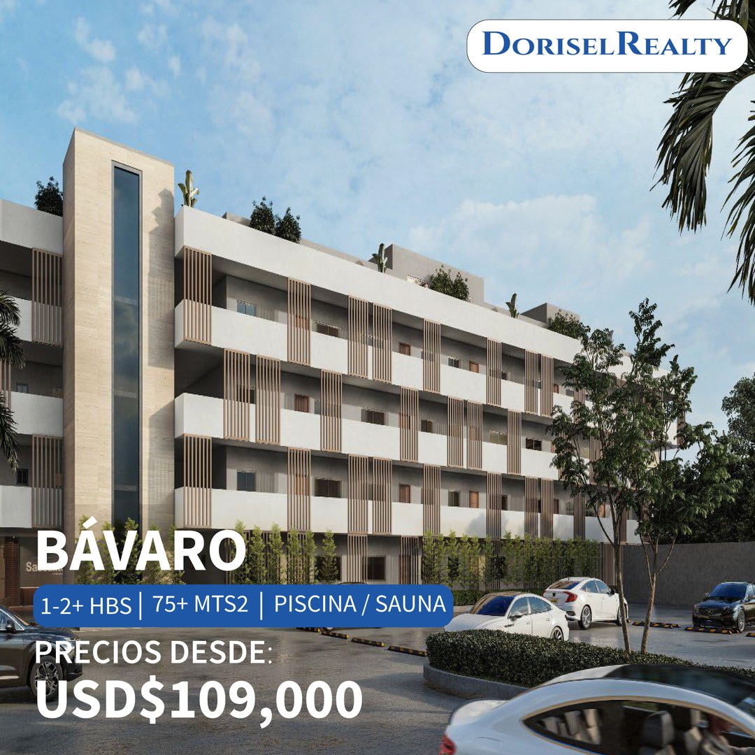 apartamentos - VENTA DE APARTAMENTOS EN PROYECTO UBICADO EN BÁVARO