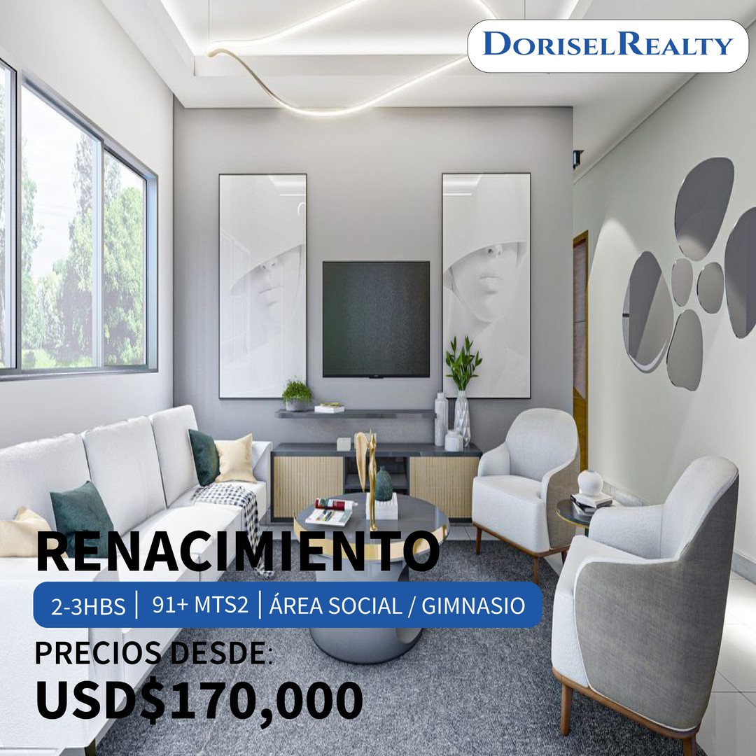 apartamentos - VENTA DE APARTAMENTOS EN PROYECTO UBICADO EN SECTOR RENACIMIENTO 0