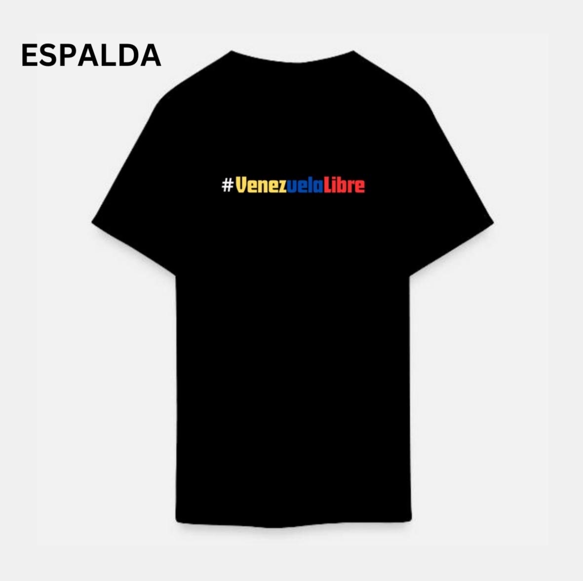 ropa para hombre - tshirt VENEZUELA LIBRE  1