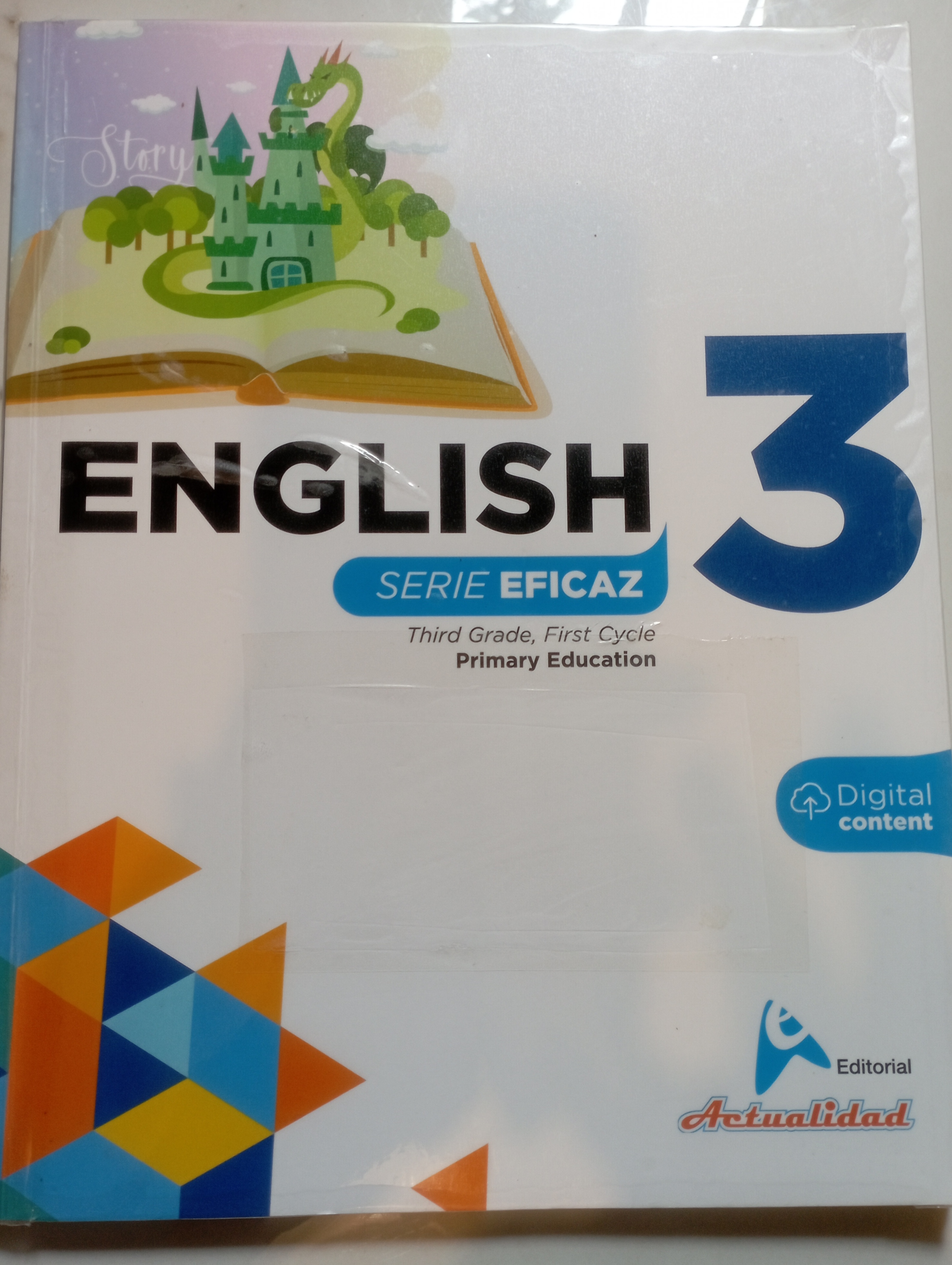 libros y revistas - Libro de Inglés 3, Serie Eficaz (Primaria)