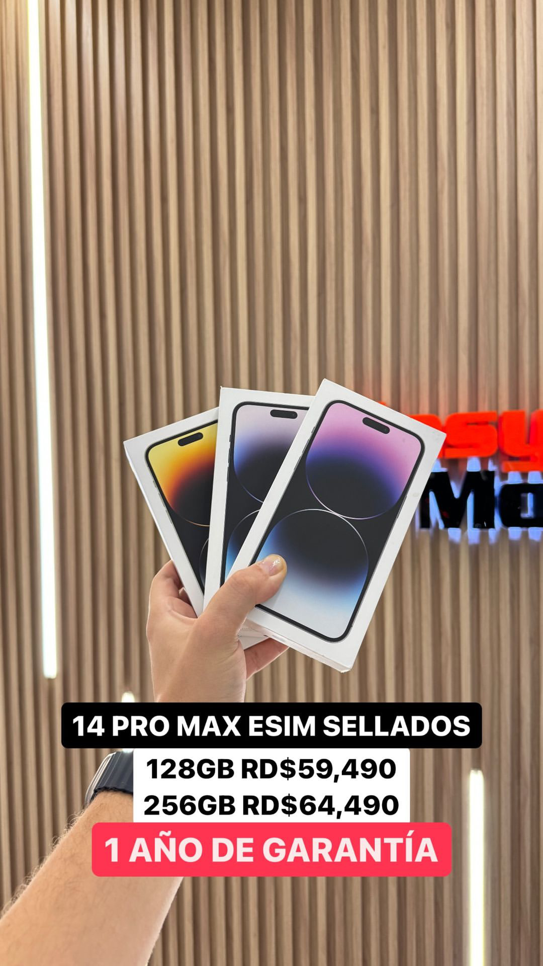 celulares y tabletas - iPHONE 14 PRO MAX 128GB ESIM SELLADO 