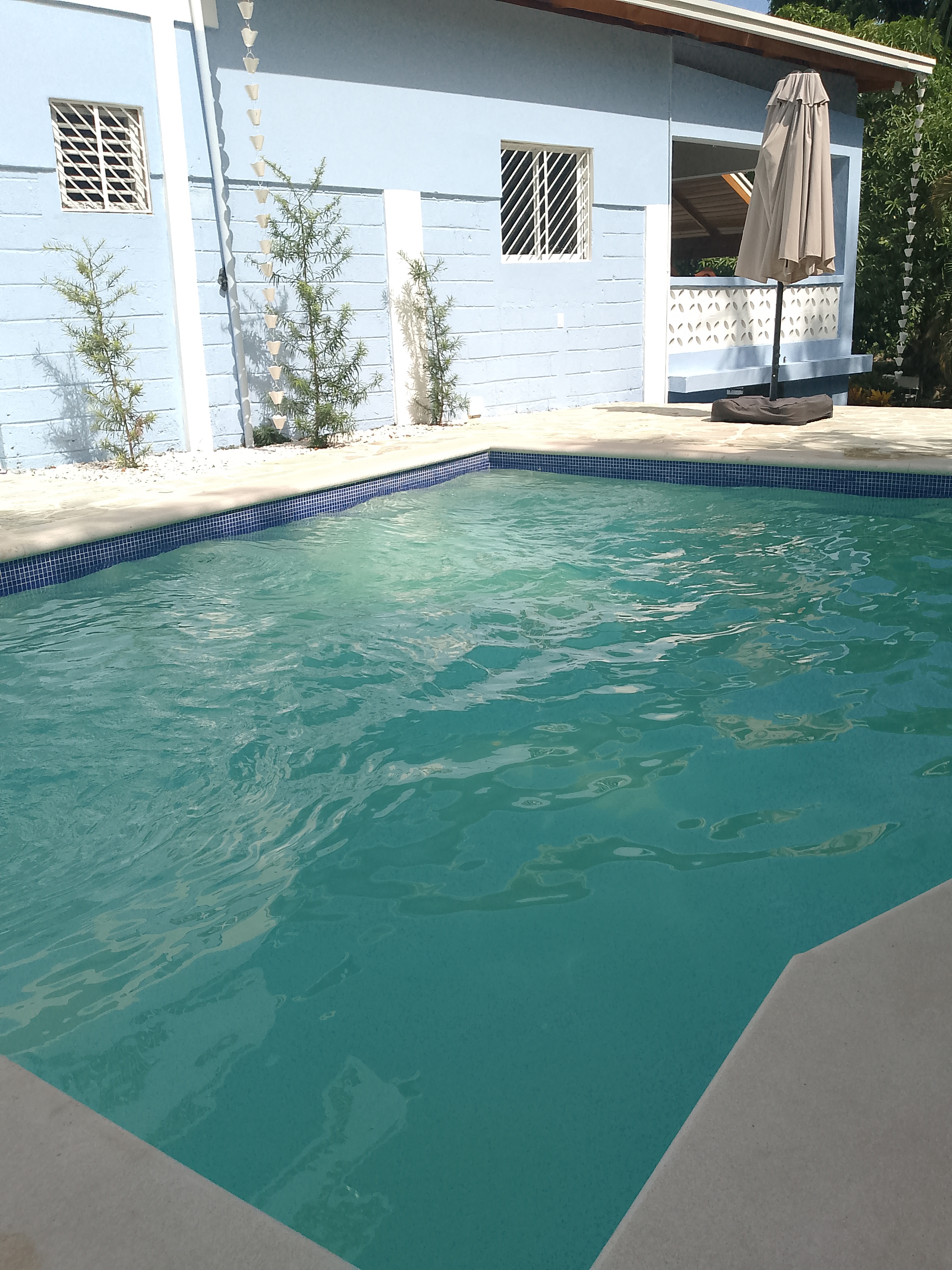 casas vacacionales y villas - Villa con piscina, cancha vacacional 