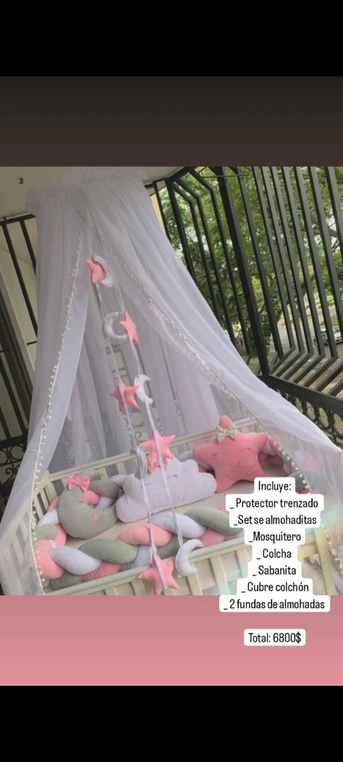 accesorios - Set de cuna personalizado para bebe  3