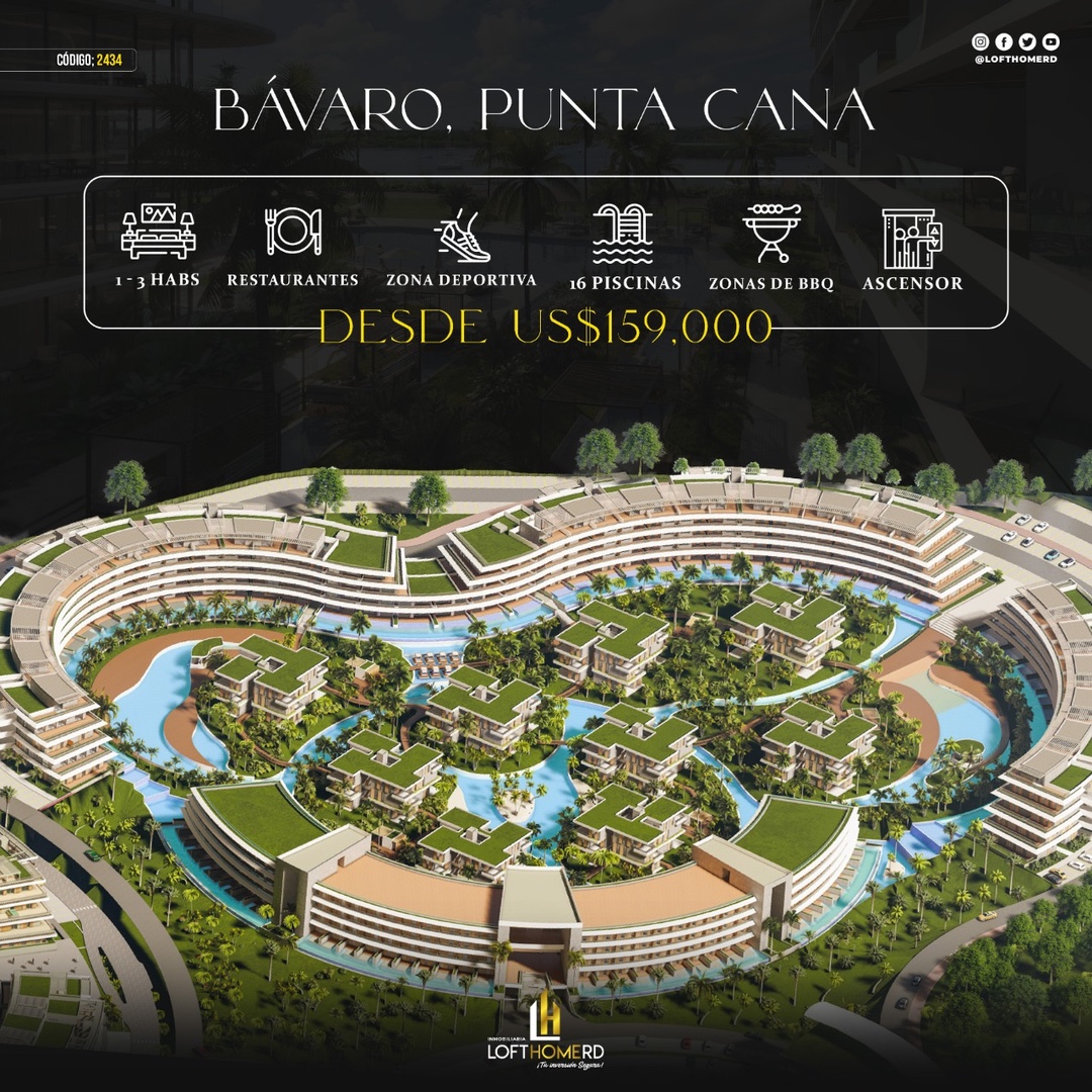 apartamentos - TE PRESENTAMOS RIVER ISLAND BÁVARO, PUNTA CANA