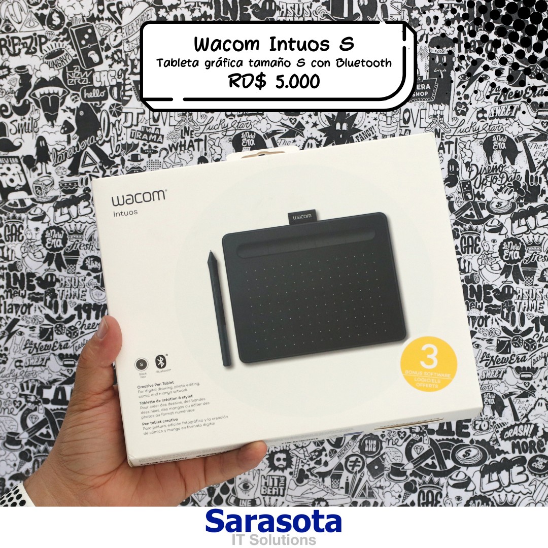 accesorios para electronica - Wacom Intuos S Bluetooth (Somos Sarasota) 0