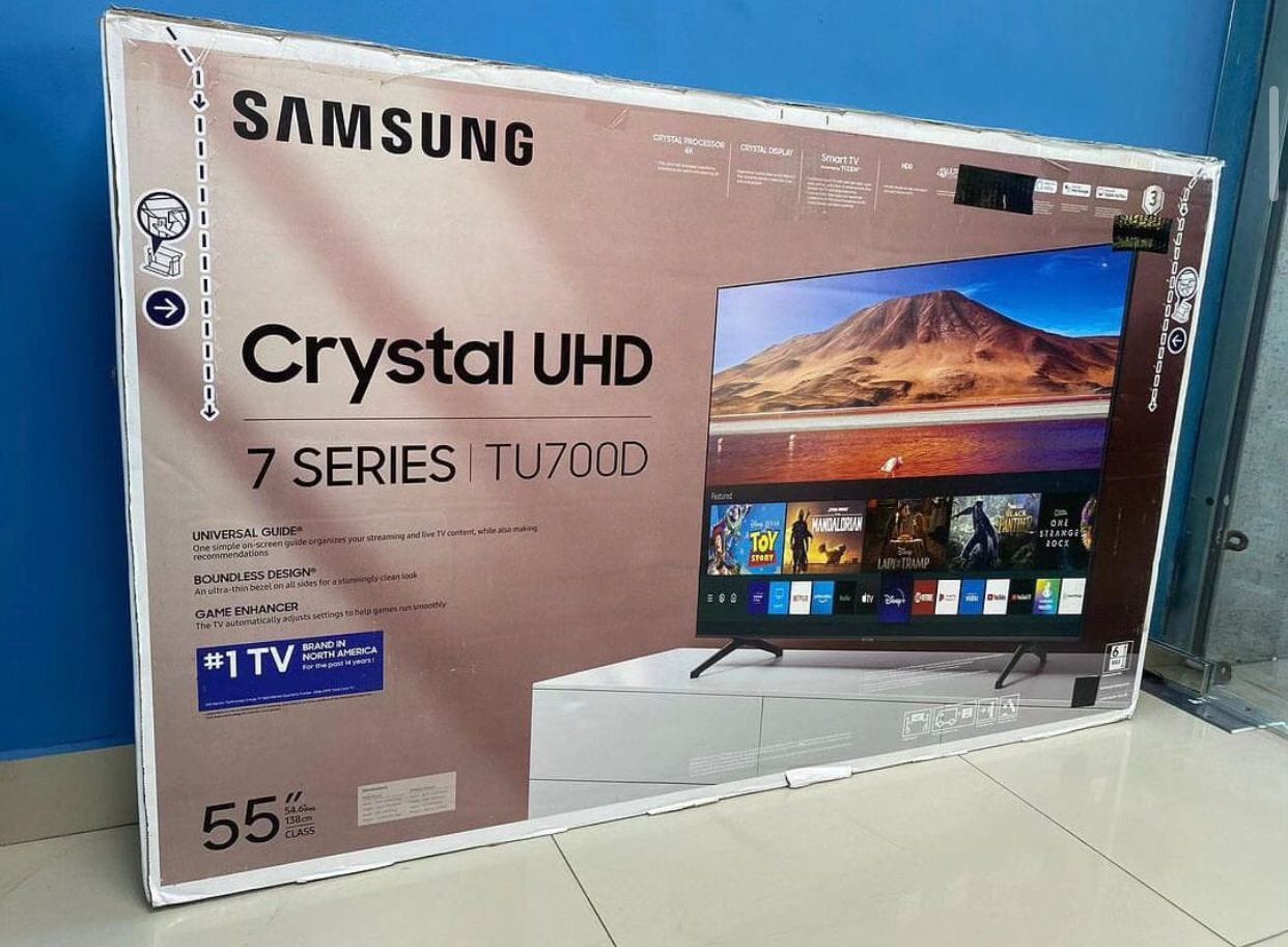 tv - Vendo TV Samsung 55 pulgadas Cristal Clear funciona con Alexa 