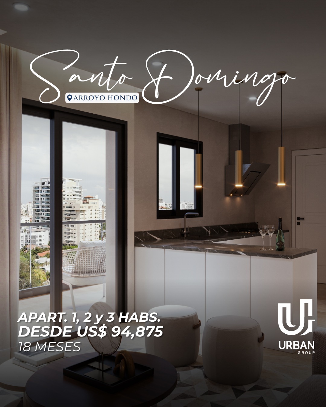 apartamentos - Apartamentos en Arroyo Hondo Viejo desde US$94,875 1